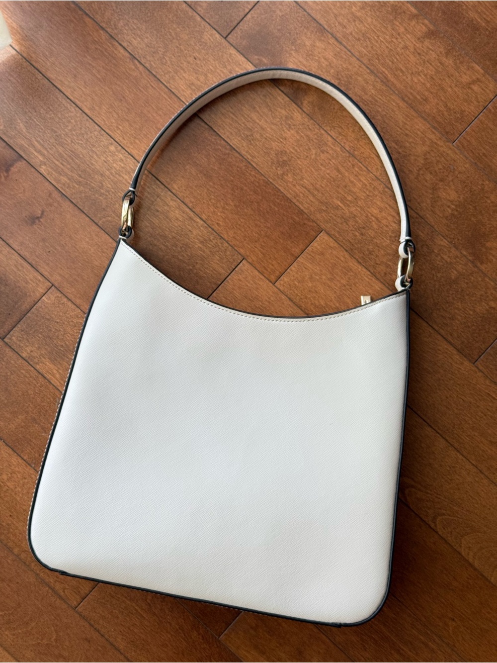 kate spade Perry Shoulder Bag - White Saffiano Leather Gold Hardware - Picture 2 of 6